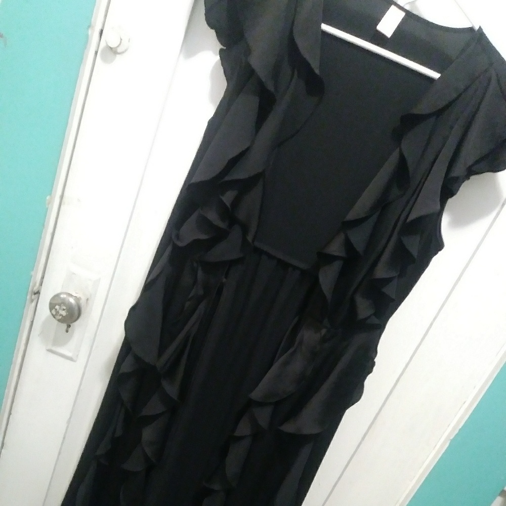 Black Silk Kimono